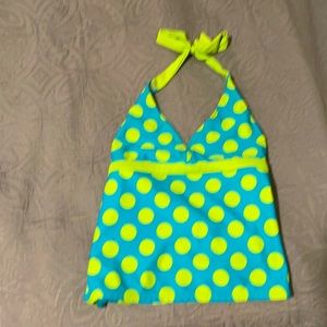 A bikini with polkadots kids love it